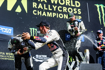 Johan Kristoffersson, PSRX Volkswagen Sweden, Mattias Ekström, EKS Audi Sport
