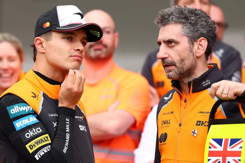 Lando Norris, McLaren, Andrea Stella