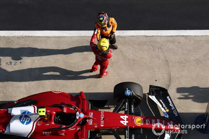 Lewis Hamilton, Ferrari, Oscar Piastri, McLaren