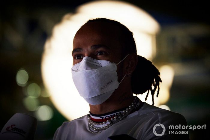 Lewis Hamilton, Mercedes habla con los medios de comunicación