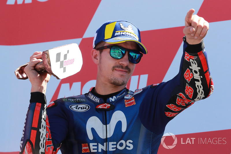 Podium ketiga: Maverick Viñales, Yamaha Factory Racing
