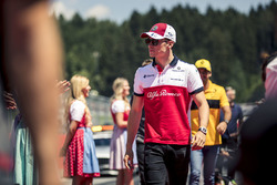 Charles Leclerc, Sauber lors de la parade des pilotes