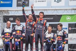 Podyum: Yarış galibi Thierry Neuville, Nicolas Gilsoul, Hyundai Motorsport, 2. Elfyn Evans, Daniel Barritt, M-Sport