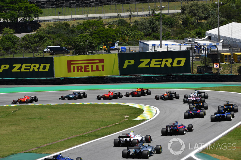 Sebastian Vettel, Ferrari SF70H startta lider