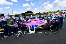 Sergio Perez, Force India VJM11 on the grid