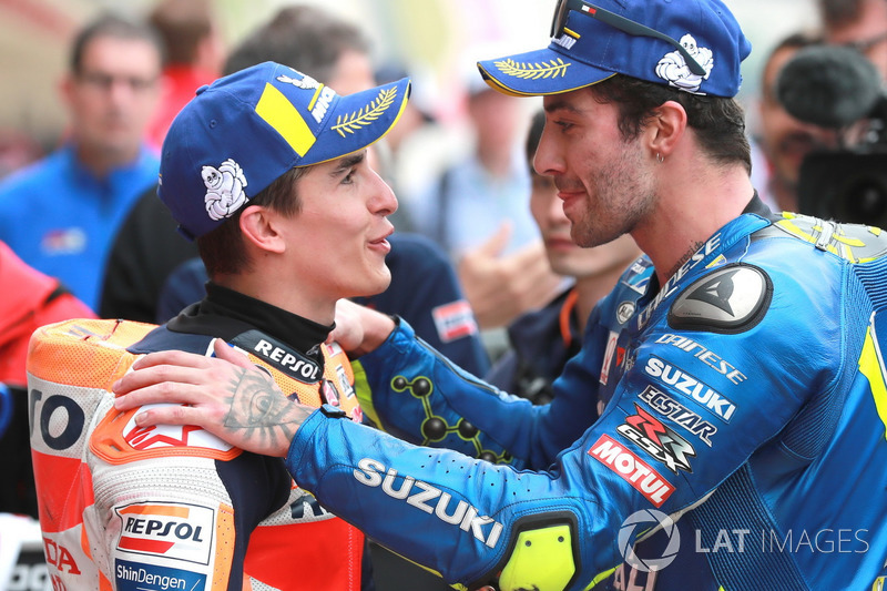 Marc Marquez, Repsol Honda Team, Andrea Iannone, Team Suzuki MotoGP