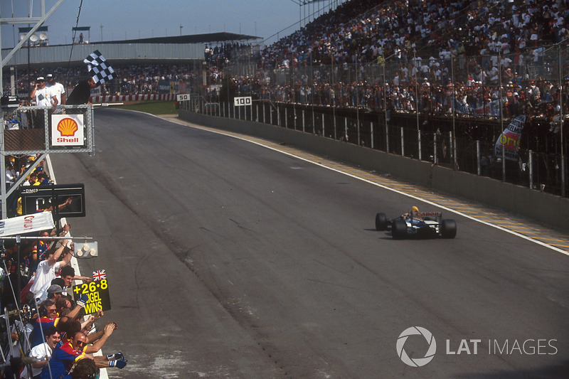 Ganador del GP de Brasil 1992: Nigel Mansell, Williams FW14B