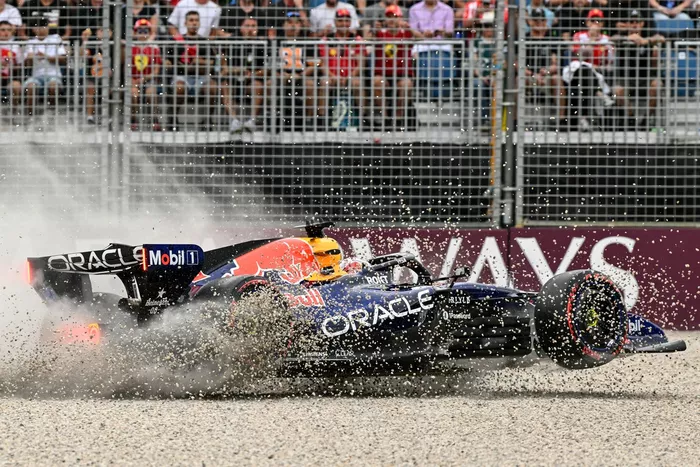 Max Verstappen, Red Bull Racing crash