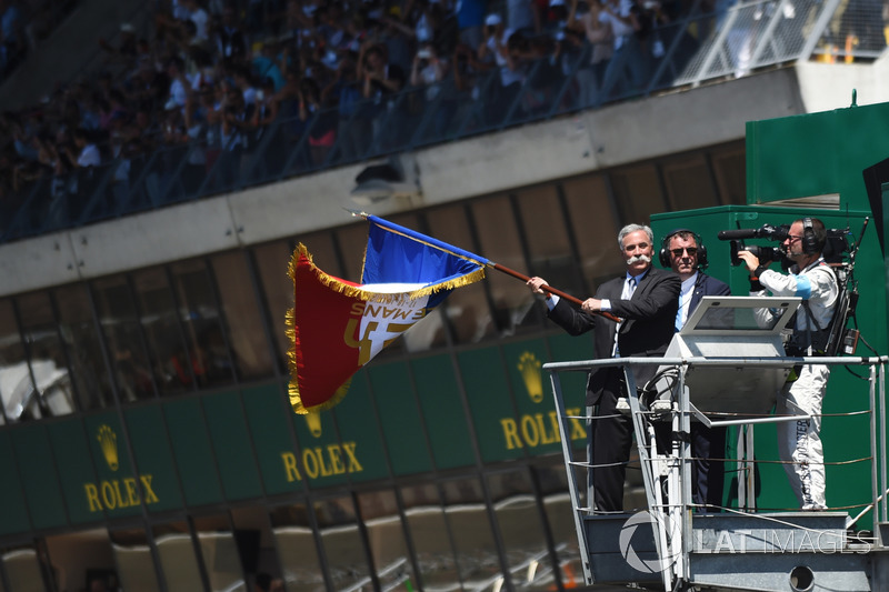 Chase Carey, Formel-1-Chef, startet die 24h Le Mans 2017