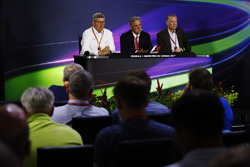 Conferencia de prensa: Ross Brawn, Managing Director de Motorsports, FOM, Chase Carey presidente de