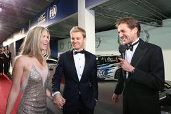 Le champion du monde de F1 Nico Rosberg et sa femme Vivian