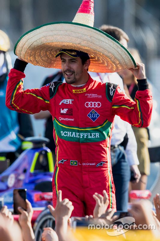 El ganador de la carrera, Lucas Di Grassi, ABT Schaeffler Audi Sport