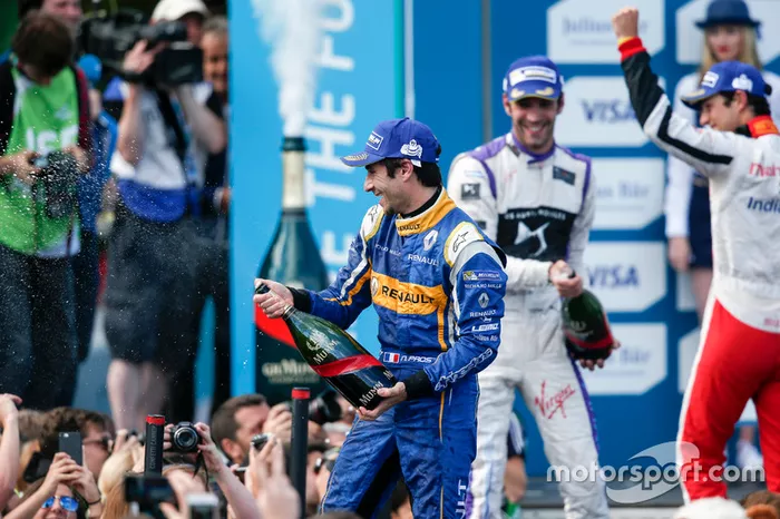 Ganador de la carrera Nicolas Prost, Renault e.Dams