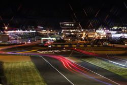 Night race action
