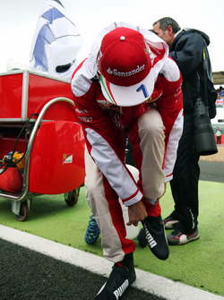 Kimi Raikkonen, Ferrari in griglia