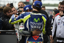 Polesitter Cal Crutchlow, Team LCR Honda, tweede plaats Valentino Rossi, Yamaha Factory Racing