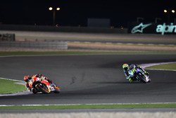 Marc Marquez, Repsol Honda Team, Honda and Valentino Rossi, Movistar Yamaha MotoGP, Yamaha
