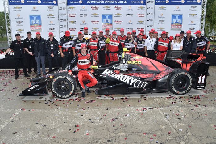 Ganador de la carrera Sébastien Bourdais, KV Racing Technology Chevrolet