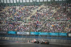 Nick Heidfeld, Mahindra Racing and Stéphane Sarrazin, Venturi