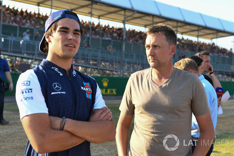 Lance Stroll, Williams e Ian Poulter, golfista