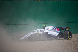 Sergey Sirotkin, Williams FW41, nella ghiaia