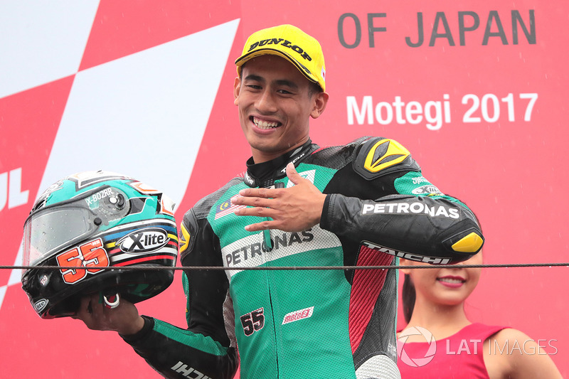 Third place Hafizh Syahrin, Petronas Raceline Malaysia