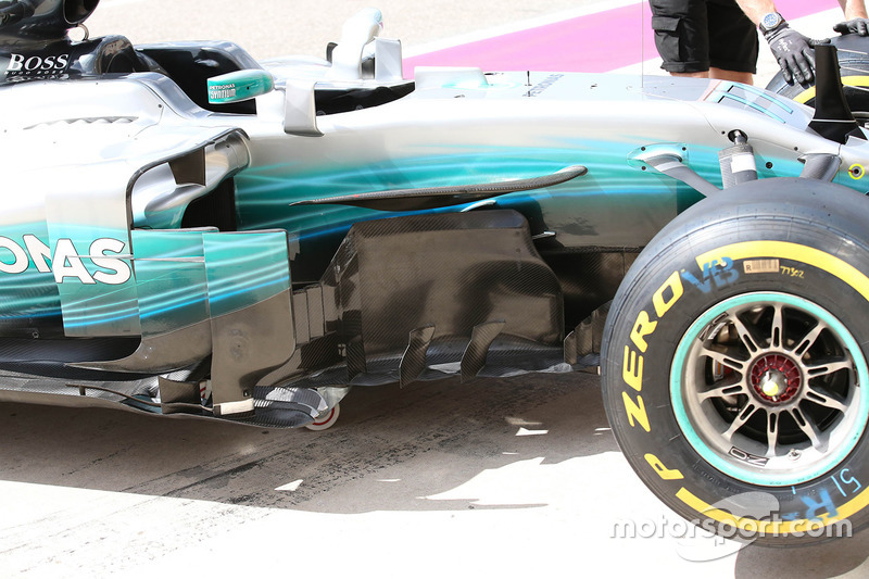 Déflecteur de la Mercedes AMG F1