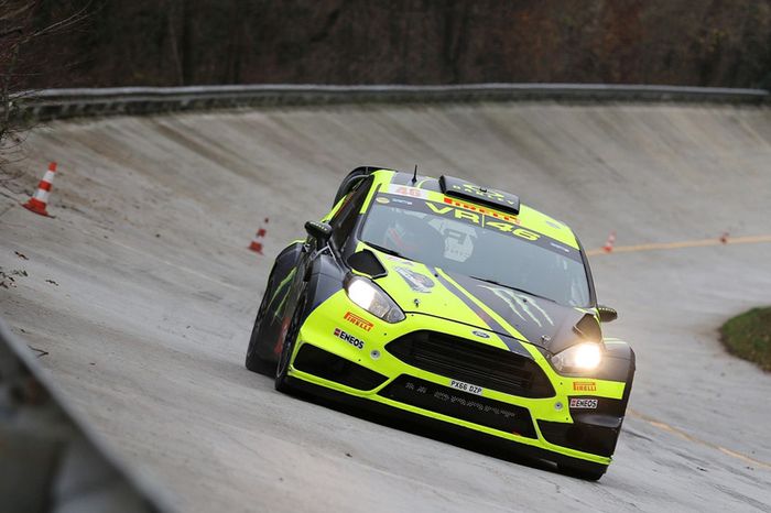 Valentino Rossi, Carlo Cassina, Ford Fiesta WRC