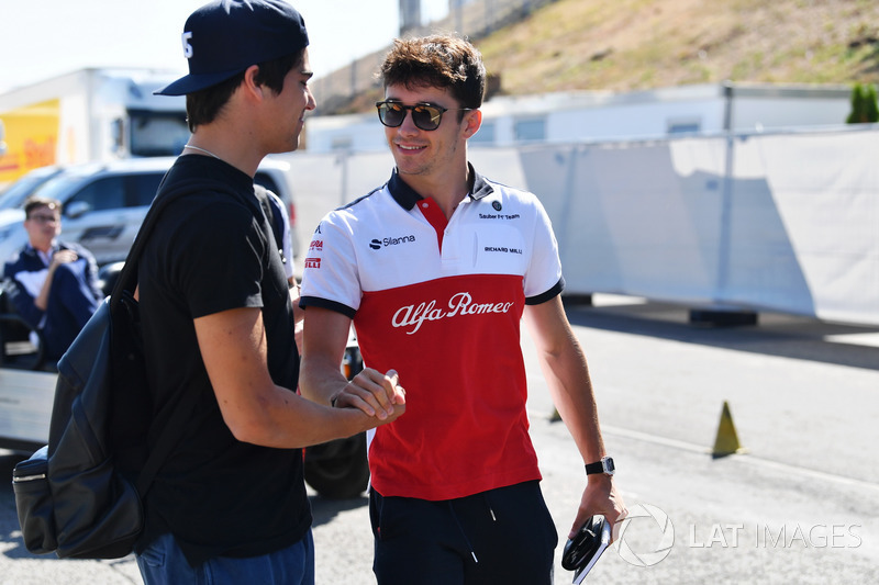 Charles Leclerc, Sauber e Lance Stroll, Williams