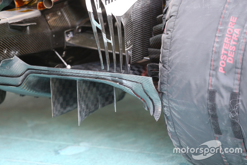Ferrari SF70H: Diffusor