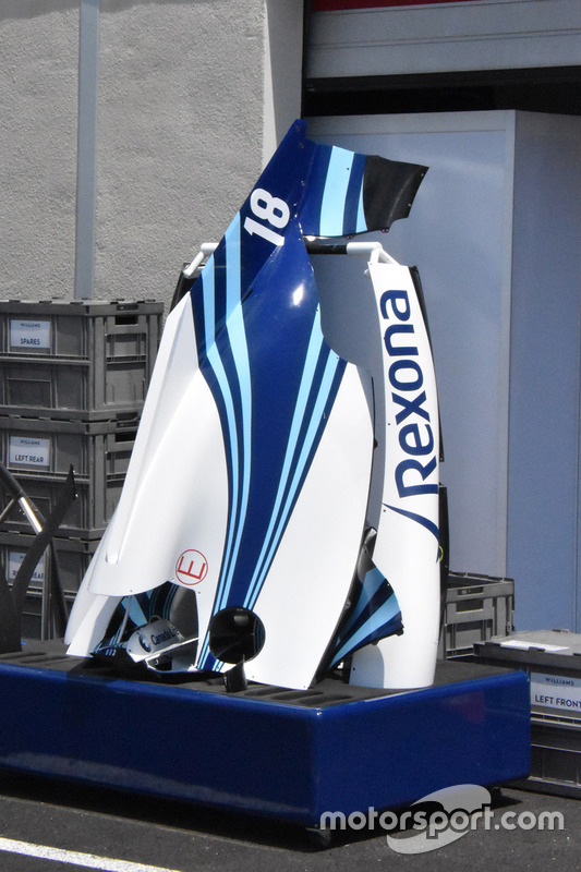 Williams FW41, cofano motore