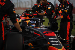 Daniel Ricciardo, Red Bull Racing RB14, sur la grille
