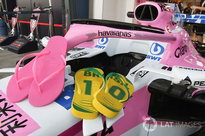 Force India announce Havaianas flip flops as a sponsor