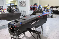 L'officina del Team Venturi