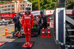Sebastian Vettel, Ferrari is weighed
