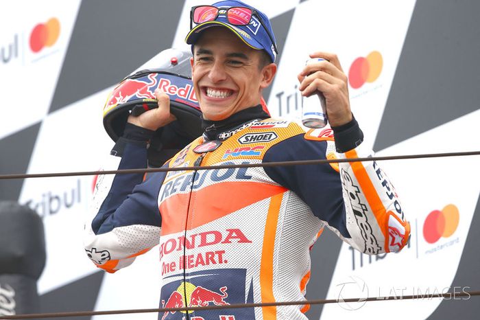 Podio: ganador de la carrera Marc Marquez, Repsol Honda Team