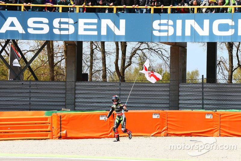 Il vincitore della gara Jonathan Rea, Kawasaki Racing