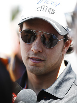 Sergio Perez, Force India, avec les médias