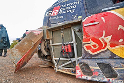 #301 Toyota Gazoo Racing, Toyota: Nasser Al-Attiyah, Matthieu Baumel nach dem Crash