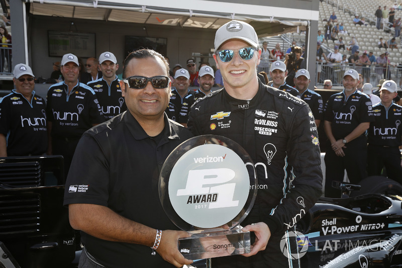Pole para Josef Newgarden, Team Penske Chevrolet