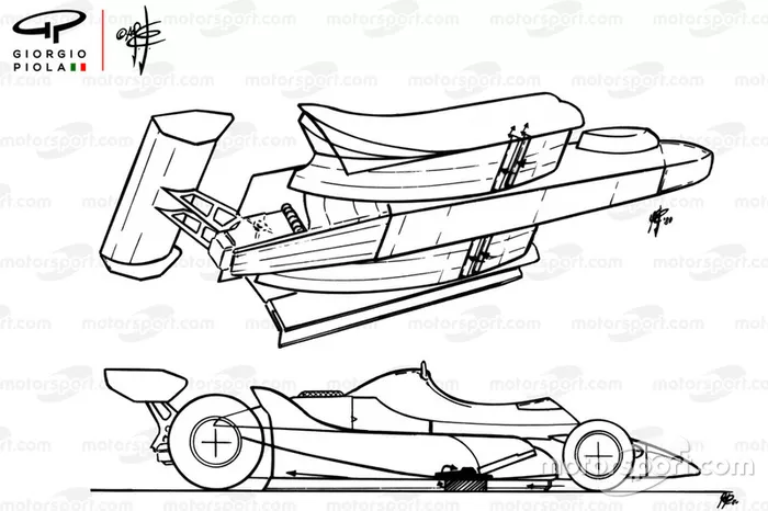 Vista general del Ligier JS11/15 1980
