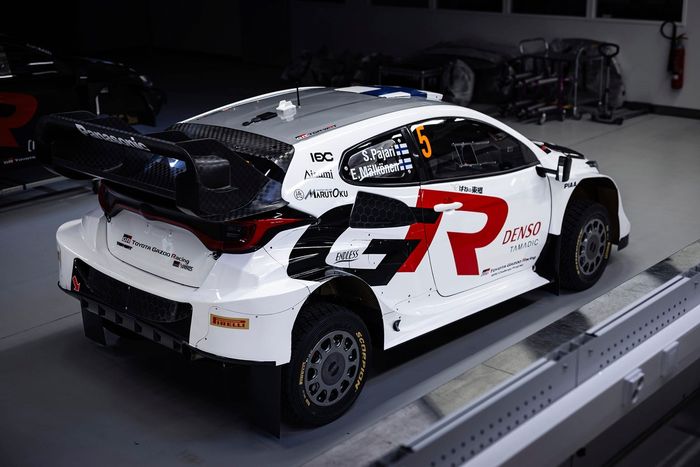 Ozdoby Toyota Racing na Rajd Finlandii 