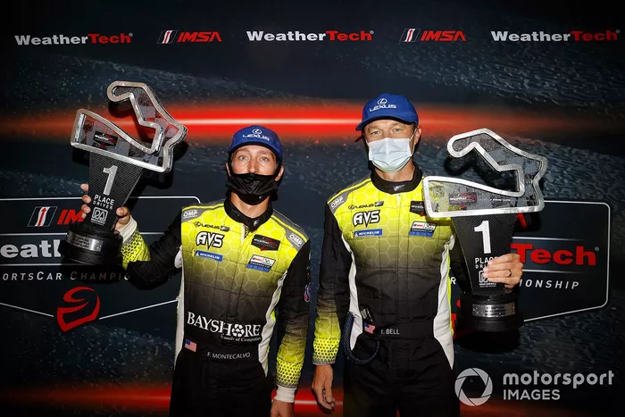 GTD ganadores #14 AIM Vasser Sullivan Lexus RC F GT3: Jack Hawksworth, Aaron Telitz