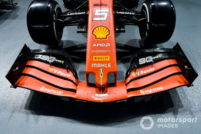 Alerón delantero del Ferrari SF90 