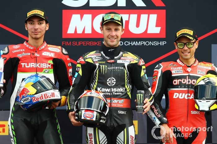Toprak Razgatlioglu, Turkish Puccetti Racing, Jonathan Rea, Kawasaki Racing Team, Alvaro Bautista, Aruba.it Racing-Ducati Team