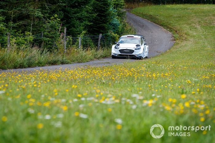 Valtteri Bottas prueba un M-Sport Ford Fiesta WRC

