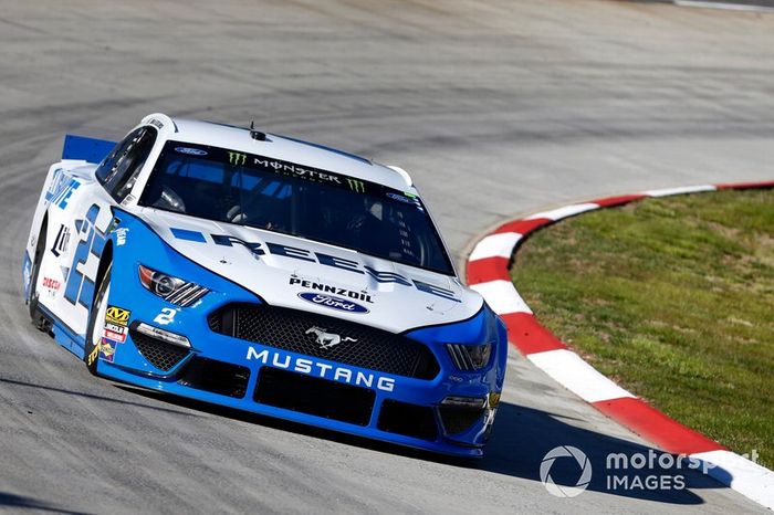 Brad Keselowski, Team Penske, Ford Mustang Reese/DrawTite