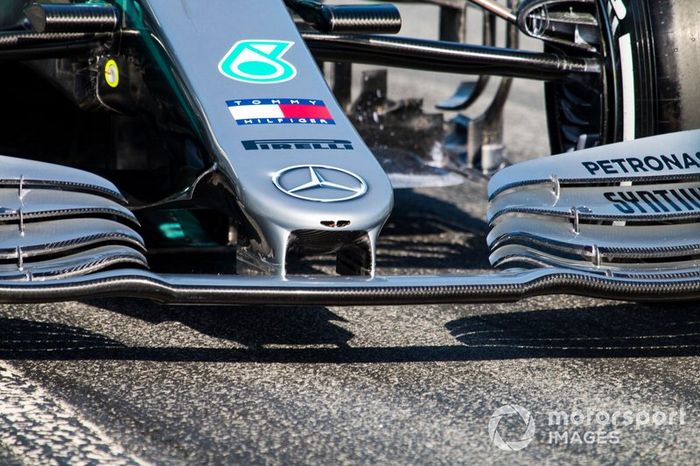 Morro del coche de Lewis Hamilton, Mercedes AMG F1 W10