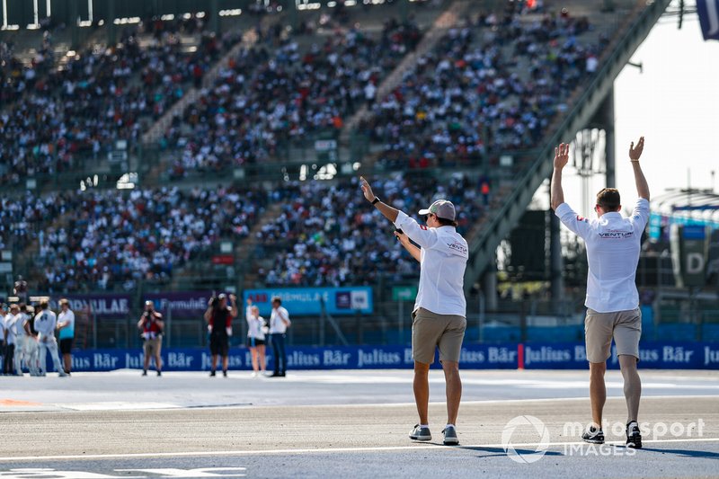 Felipe Massa, Venturi Formula E and Edoardo Mortara Venturi Formula E at the drivers' presentation