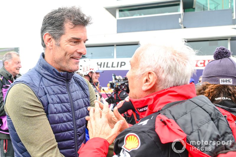 Mark Webber,F1 Driver, Davide Tardozzi, Ducati Team Manager